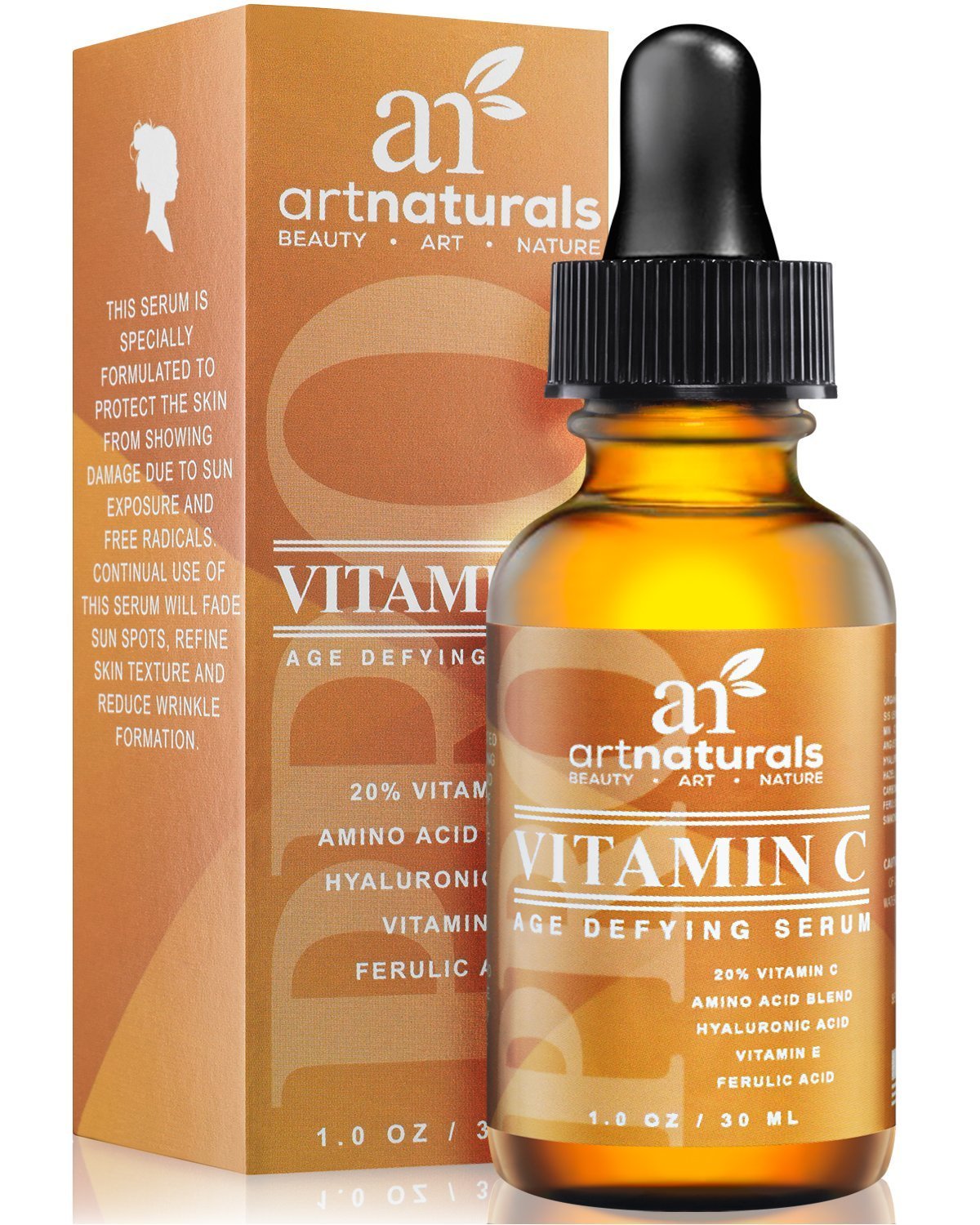 ArtNaturals Enhanced Vitamin C Serum with Hyaluronic Acid ArtNaturals Enhanced Vitamin C Serum with Hyaluronic Acid