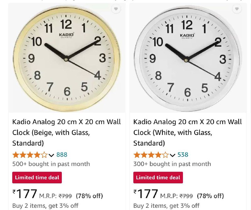 Wall Clock Starts @