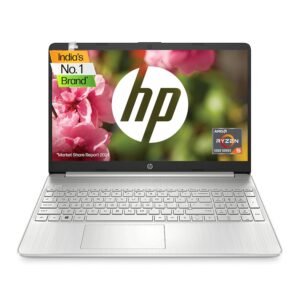 HP Laptop 15s, AMD Ryzen 3 5300U, 15.6-inch (39.6 cm), FHD, 8GB DDR4, 512GB SSD, AMD Radeon Graphics, Thin & Light, Dual Speakers (Win 11, MSO 2019, Silver, 1.69 kg), eq2143AU/eq2212au