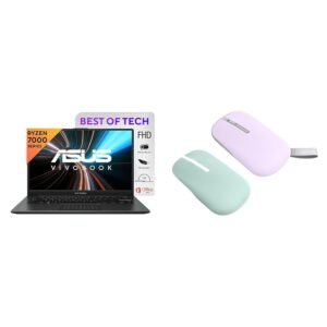 ASUS Vivobook Go 14, AMD Ryzen 3 7320U, 14" (35.56 cm) FHD, Thin and Light Laptop (8 GB RAM/512GB SS