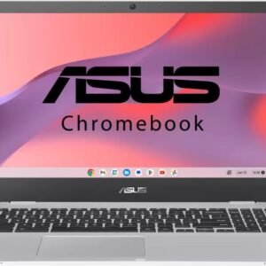 ASUS Chromebook Intel Celeron Dual Core N4500 - (8 GB/128 GB EMMC Storage/Chrome OS) CX1500CKA-NJ0395 Chromebook (15.6 Inch, Transparent Silver, 1.80 Kg)