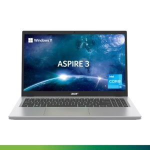Acer Aspire 3 Laptop Intel Core i3-N305 Processor (Windows 11 Home/ 8 GB RAM/ 256 GB SSD/Intel UHD Graphics) A315-510P, 39.6 cm (15.6") Full HD Display, 1.7 KG, Pure Silver