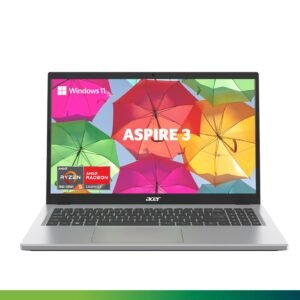 Acer Aspire 3 Thin and Light Laptop AMD Ryzen 5 7520U Quad-Core Processor (8 GB/ 512 GB SSD/Windows 11 Home/MS Office) Pure Silver, A315-24, 39.6 cm (15.6 inches) FHD Display / 1.78 Kg