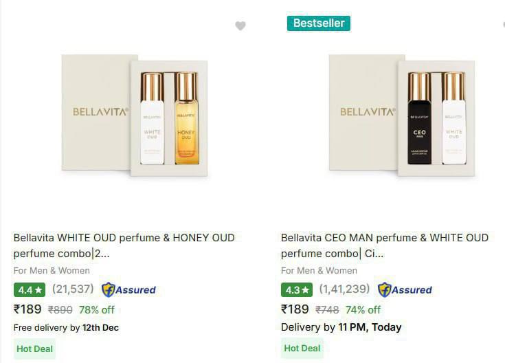 Bellavita Eau De Parfum upto 80%