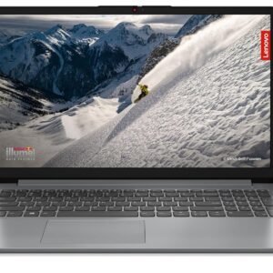 Lenovo IdeaPad 1 AMD Athlon Silver 7120U 15.6" HD Thin and Light Laptop (8GB/512GB SDD/Windows 11 Home/1Year Warranty/Office 2024/Cloud Grey/1.58Kg), 82VG00T6IN