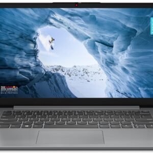 Lenovo IdeaPad 1 Intel Core Celeron N4020 14" HD Thin and Light Laptop (8GB/256GB SDD/Windows 11 Home/Office 2021/1Yr Warranty/Cloud Grey/1.3Kg), 82V6007YIN