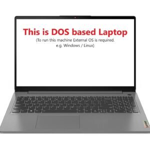 Lenovo IdeaPad Slim 3 2021 11th Gen Intel Core i3 15.6" (39.62cm) FHD Thin & Light Laptop (8GB/256GB SSD/DOS/2 Year Warranty/Arctic Grey/1.65Kg), 82H801DHIN