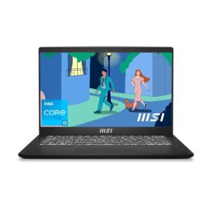 MSI Modern 14, Intel 12th Gen. i3 1215U,36CM Laptop(8GB/512GB NVMe SSD/Windows 11 Home/UHD Graphic/Classic Black/1.4Kg),C12MO-1205IN