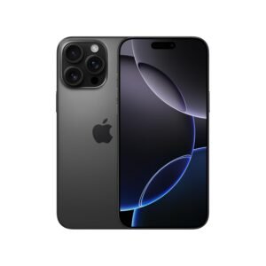 iPhone 16 Pro Max 512 TB: 5G Mobile Phone with Camera Control, 4K 120 fps Dolby Vision and a Huge Leap in Battery Life. Works with AirPods; Black Titanium