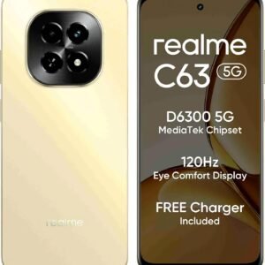 realme C63 5G (Starry Gold, 6GB RAM, 128GB Storage)