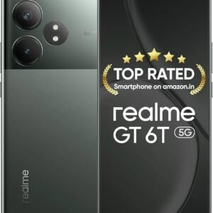realme GT 6T 5G (Razor Green,12GB RAM+256GB Storage) | India's 1st 7+ Gen 3 Flagship Chipset | 1.5M+AnTuTu Score | 5500mAh+120W | The World's Brightest Flagship Display