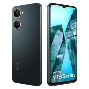 vivo Y18t (Space Black, 4GB RAM, 128GB Storage) with No Cost EMI/Additional Exchange Offers | Without Charger