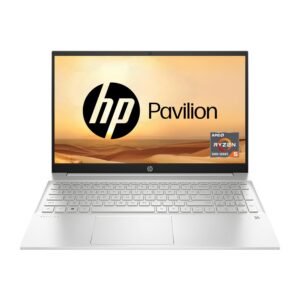 HP Pavilion 15 AMD Ryzen 5-7530U 8Gb Ram/512Gb Ssd 15.6 Inch Laptop Fhd Display/Radeon Graphics/Windows 11/Backlit Kb/B&O Audio/Ms Office 2021, 15-Eh2018Au / EH3036AU, Natural Silver