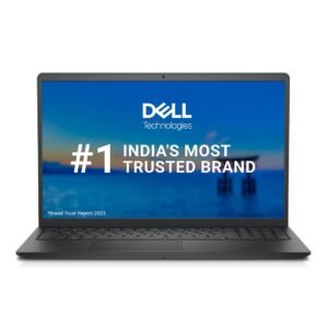 Dell Inspiron 15 3520 Laptop – 15.6 inch FHD (39.62cm) Display, 12th Gen Intel Core i5-1235U Processor, 8 GB RAM, 512 GB SSD, Black, 1.65Kg, Lightweight and Portable