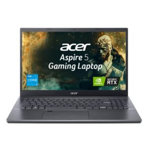 Acer Aspire 5 Gaming Laptop 13th Gen Intel Core i5 (Windows 11 Home/ 16 GB RAM/ 512 GB SSD/NVIDIA GeForce RTX 2050), A515-58GM 39.62 cm (15.6") IPS Full HD Display, Steel Gray, 1.78 KG
