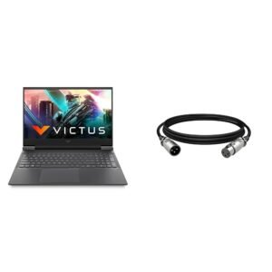 HP Victus Gaming Laptop, AMD Ryzen 5 5600H, 4GB GTX 1650 GPU, 16.1-inch (40.9 cm) FHD IPS 144Hz, 8GB