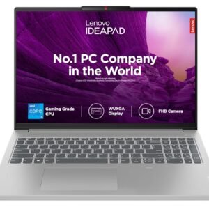 Lenovo IdeaPad Slim 5 12th Gen Intel Core i5 12450H 16" (40.6cm) WUXGA IPS 300Nits Laptop (16GB/512GB SSD/Win 11/Office 2021/Backlit KB/FHD 1080p Camera/Alexa/3 Month Game Pass/Grey/1.8Kg), 83BG000DIN