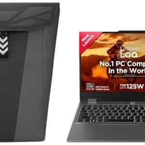 Lenovo LOQ 2024 AMD Ryzen 5 7235HS 15.6" (39.6cm) 144Hz 300Nits FHD IPS Gaming Laptop (12GB/512GB SSD/Win/NVIDIA RTX 3050 6GB/Grey/2.4Kg), 83JC0031IN +GB400 Backpack