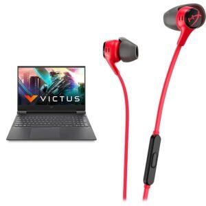 HP Victus Gaming Laptop, AMD Ryzen 5 5600H, 4GB GTX 1650 GPU, 16.1-inch (40.9 cm) FHD IPS 144Hz, 8GB