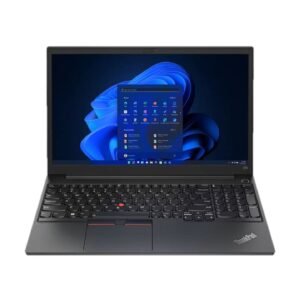Lenovo ThinkPad E15 Intel Core i5 12th Gen 15.6" (39.62cm) FHD 250 Nits Thin and Light Laptop (16GB RAM/512GB SSD/Windows 11 Home/Backlit/FPR/Black/1.7 kg), 21E6S07S00