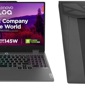 Lenovo LOQ Windows, Intel Core i7-14700Hx 15.6" (39.6Cm) 144Hz 300Nits FHD Gaming Laptop (16GB/1Tb SSD/Win/Nvidia Geforce RTX 4060 8GB/Mso/Grey/2.4Kg), 83DV00BEIN +GB400 Backpack