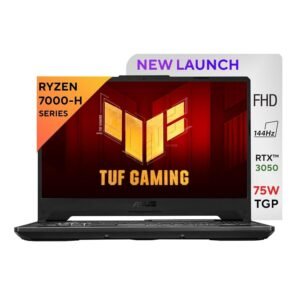 ASUS TUF Gaming A15, AMD Ryzen 7 7435HS, 15.6" FHD 16:9 144Hz 250 nits, Gaming Laptop (16GB RAM/512GB SSD/NVIDIA GeForce RTX 2050/Win 11 Home/48WHr Battery/Graphite Black/2.30Kg), FA566NFR-HN045WS