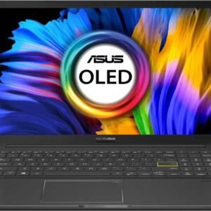 ASUS VivoBook K15 OLED Ryzen 7 Octa Core AMD R7-5700U - (16 GB/512 GB SSD/Windows 11 Home) KM513UA-L712WS Thin and Light Laptop (15.6 Inch, Indie Black, 1.80 Kg, with MS Office)