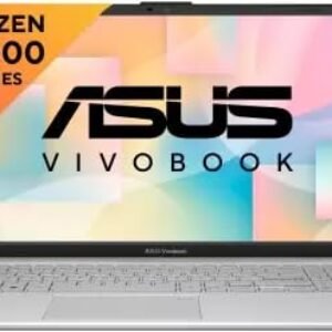 ASUS Vivobook Go 15 (2023) AMD Ryzen 5 Quad Core 7520U - (8 GB/512 GB SSD/Windows 11 Home) E1504FA-NJ521WS Thin and Light Laptop (15.6 Inch, Cool Silver, 1.63 Kg, with MS Office)