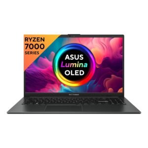 ASUS Vivobook Go 15 (OLED) 2023, AMD Ryzen 5 7520U, 15.6" (39.62 cm) FHD OLED, Thin & Light Laptop (8GB/512GB SSD/Windows 11/Office 2021/Alexa Built-in/Backlit KB/Mixed Black/1.63 kg), E1504FA-LK522WS