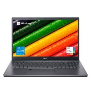 Acer Aspire 5 Intel Core i5 12th Gen (8 GB RAM/512 GB SSD/Windows 11 Home/MS Office 2021/ Fingerprint Reader/Glacier Blue/ 1.76 KG/ A515-57 with 15.6 inches (39.6 cm) Full HD Display