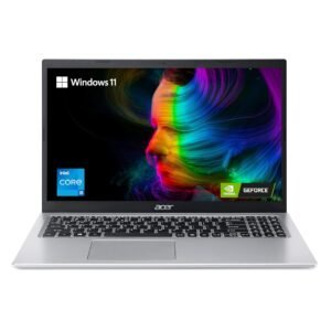 Acer Aspire 5 Thin and Light Laptop 11th Gen Intel Core i5 (8 GB/512 GB SSD/NVIDIA GeForce MX450/Win 11 Home/MS Office Home & Student) Backlit Keyboard, A515-56G 15.6" Full HD Display, Silver, 1.7 KG