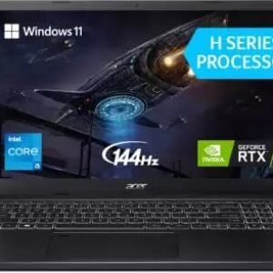 Acer Aspire 7 Intel Core i5 12th Gen 12450H - (16 GB/512 GB SSD/Windows 11 Home/4 GB Graphics/NVIDIA GeForce RTX 3050/144 Hz) A715-76G Gaming Laptop (15.6 Inch, Charcoal Black, 2.1 Kg)