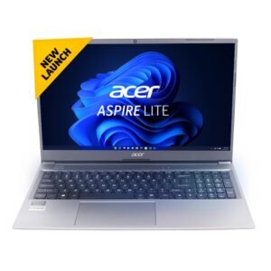 Acer Aspire Lite AMD Ryzen 7-5700U Processor Premium Laptop (16GB RAM/512GB SSD/Win11 Home/AMD Radeon Graphics) AL15-41, 39.62cm (15.6") FHD Display, Multi Color Backlit Keyboard, Steel Gray, 1.59KG