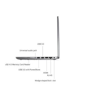 Dell Latitude 5420 || Intel Core i7- 1165G7 (4 Core, 12M Cache, bas e 2.8GHz, up 4.7GHz) || 16GB RAM || 512GB SSD || Windows 10 Pro English || 14inch FHD (1920x1080) || 3 Years ADP Warranty, Silver