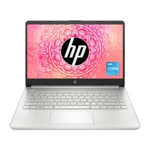 HP 14s, 12th Gen Intel Core i3-1215U, 8GB DDR4, 512GB SSD, (Win 11, Office 21, Silver, 1.41kg), Anti-Glare, Micro-Edge, 14-inch(35.6cm), FHD Laptop, Intel UHD Graphics, HD Camera, dy5008tu