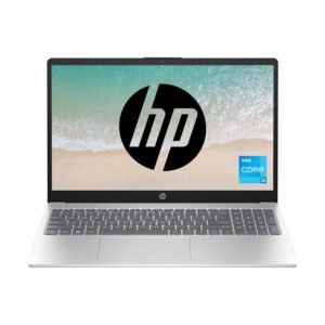 HP 15, 13th Gen Intel Core i3-1315U, 8GB DDR4, 512GB SSD, (Win 11, Office 21, Silver, 1.59kg), Anti-Glare, Micro-Edge, 15.6-inch(39.6cm), FHD Laptop, Intel UHD Graphics, 1080p FHD Camera, fd0186TU