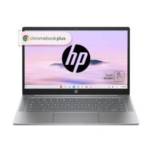 HP Chromebook, Intel Core i3-N305, 8GB LPDDR5, 256GB UFS, 14-inch (35.6cm), Anti-Glare, Touchscreen, FHD Laptop, Intel UHD Graphics, 1080p FHD Camera (Silver, 1.45kg) nf0017TU