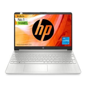 HP Laptop 15s, 11th Gen Intel Core i5-1155G7, 15.6-inch (39.6 cm), FHD, 16GB DDR4, 512GB SSD, Intel Iris Xe Graphics, Backlit KB, Thin & Light (Win 11, MSO 2021, Silver, 1.69 kg), fr4001TU