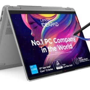 Lenovo IdeaPad Flex 5 Intel Core i3 1315U 14"(35.5cm) WUXGA+ IPS 2-in-1 Laptop (8GB/512GB SSD/Win 11/Office 2021/Backlit KB/FPR/FHD Camera/Alexa/3 Month Game Pass/Arctic Grey/1.5Kg),82Y0004YIN