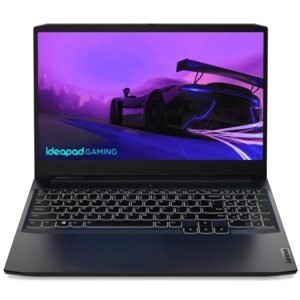 Lenovo IdeaPad Gaming 3 AMD Ryzen 5 5600H 15.6" (39.62cm) FHD IPS 120Hz Gaming Laptop (8GB/512GB SSD/Win 11/NVIDIA RTX 3050 4GB/Alexa/3 Month Game Pass/Shadow Black/2.2Kg), 82K2012LIN