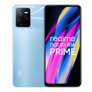 Realme narzo 50A Prime (Flash Blue, 4GB RAM+64GB Storage) FHD+ Display | 50MP AI Triple Camera (No Charger Variant)