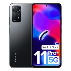 Redmi Note 11 Pro + 5G (Stealth Black, 6GB RAM, 128GB Storage) | 67W Turbo Charge | 120Hz Super AMOLED Display | Additional Exchange Offers | Charger Included