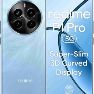 realme P1 Pro 5G (Parrot Blue, 8GB RAM, 128GB Storage) | Up to 16 GB Dynamic RAM | Snapdragon 6 Gen 1 Processor | 6.7" Curved AMOLED Display | 50MP + 8MP | 16MP Front Camera | IP65 Water Resistance