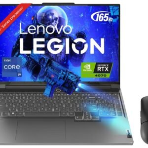 Lenovo Legion Slim 7 Intel Core i9-13900H 16" (40.64cm) 3.2K IPS 165Hz 430Nits Gaming Laptop (16GB/1TB SSD/Win/NVIDIA RTX 4070 8GB/Grey/2Kg),82Y3003WIN +M300s Mouse