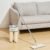 Amazon Basics Floor Mop With Bucket | Flat Squeeze Mechanism | 360° Flexible Head | 2 Reusable Pads | Clean Home Floor Cleaner Wipes (Single Dry Scraper 48” With 2 Pads)