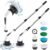 Electric Spin Scrubber, Full Body Waterproof Cordless Cleaning Brush with 7 Replaceable Brush Heads Power Scrubber Shower Adjustable & Detachable Handle for Bathroom, Tub, Tile, Floor, Car (1)