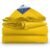 TUFFPAULIN Waterproof Uv Treated 100% Virgin Extra Strong Quality Is 14611:2016 Approved (6Ftx6Ft,Yellow),Plastic,182.88 Centimeters,182.88 Cm