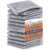 VOLTURI Non Scratch Wire Dish Cloth (Pack of 10), Steel Scrubber for Utensils Cleaning, Multipurpose Wet and Dry Cleaning, Stainless-Steel Dish Wash Scrubber for Washing Dishes, Sinks, Counters